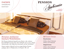 Tablet Screenshot of pension-badlausick.de